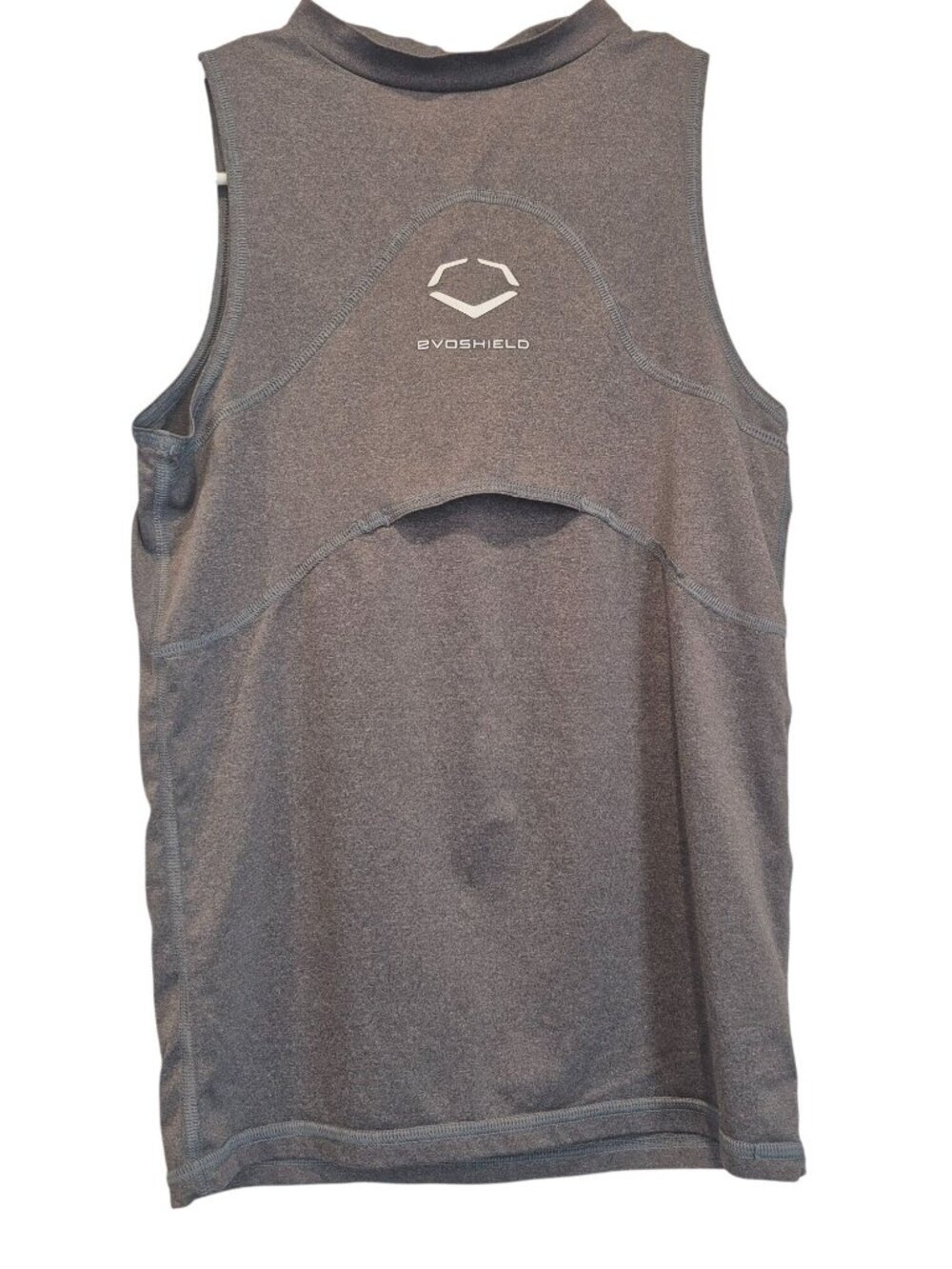 Evoshield Gray Tank Top Chest Guard Compression Shirt Small Baseball Softball